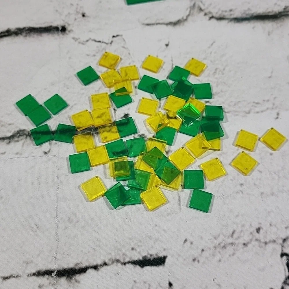 Algebra Tiles Educational Math Helpers Counters Base Tens Large Loose Lot